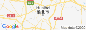 Huaibei map